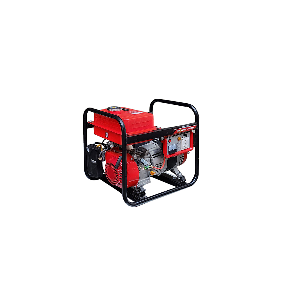 4 KVA Portable Petrol Generator, Model GE-4000P, Recoil Start